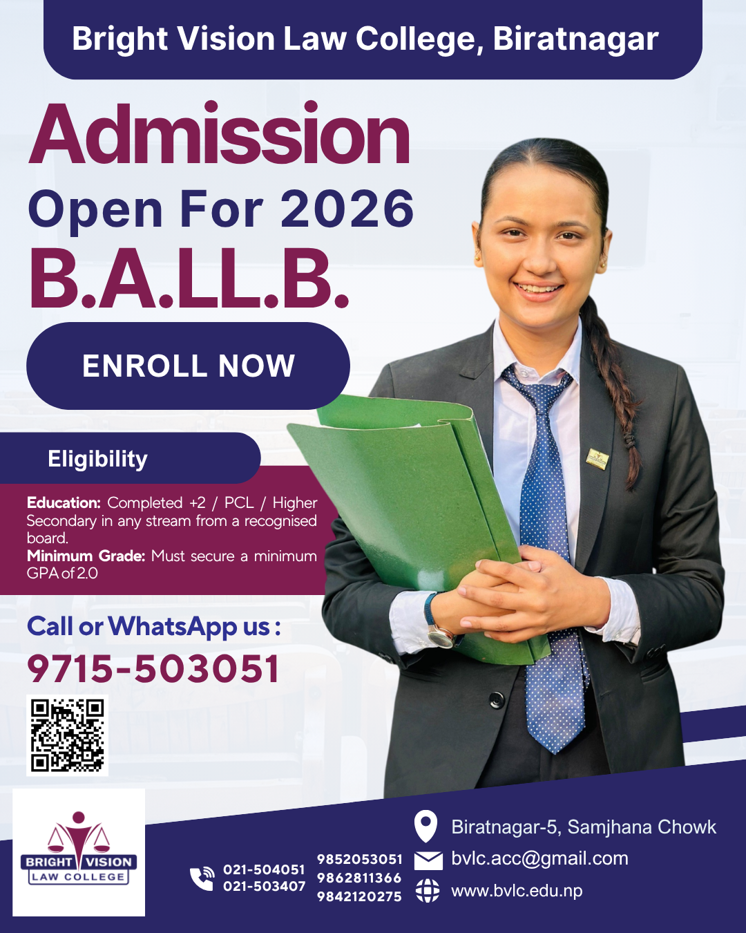 Admissions Open for B.A.LL.B. 2026
